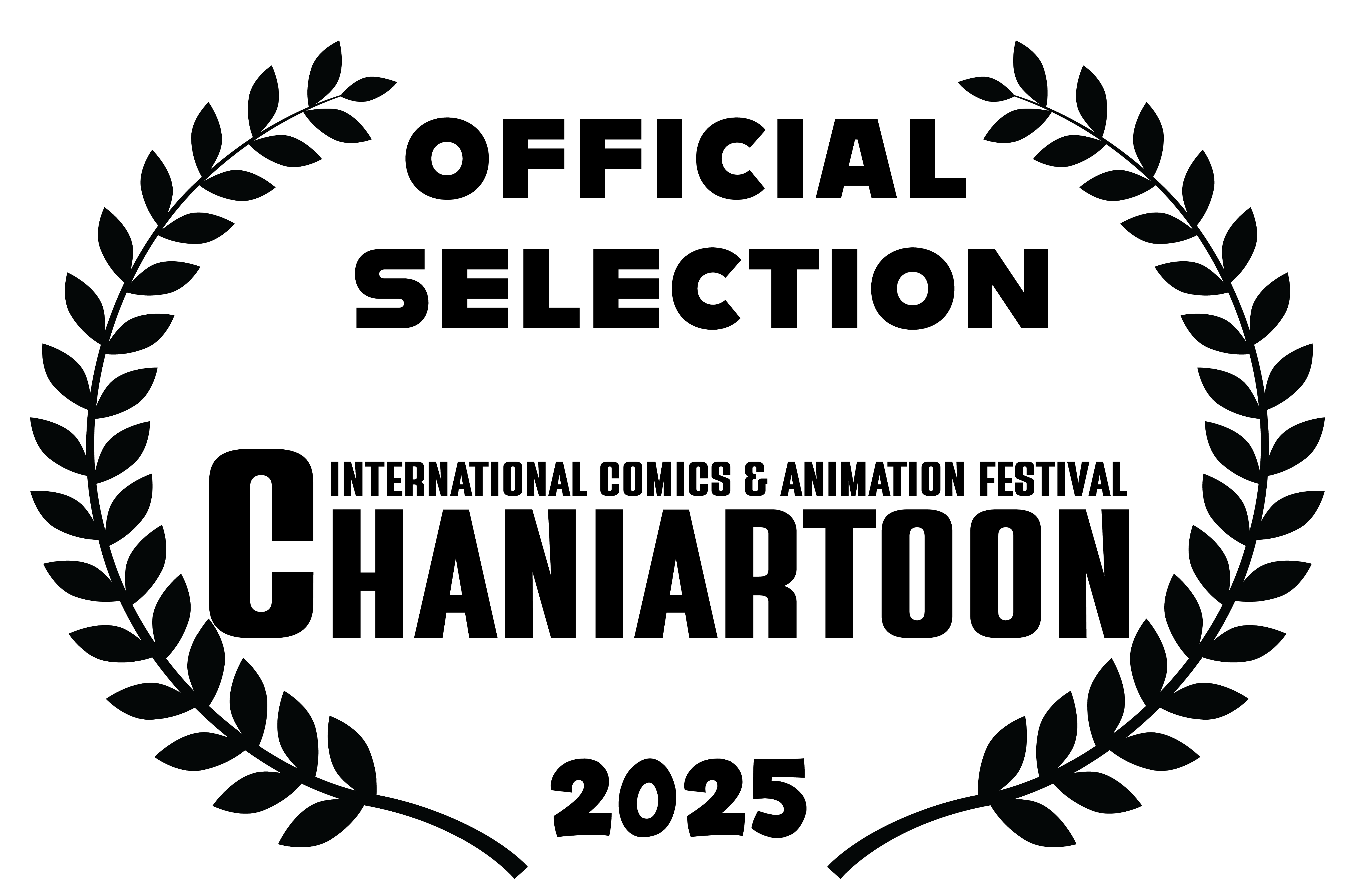 9th Chaniartoon 2025 Official Selection Black